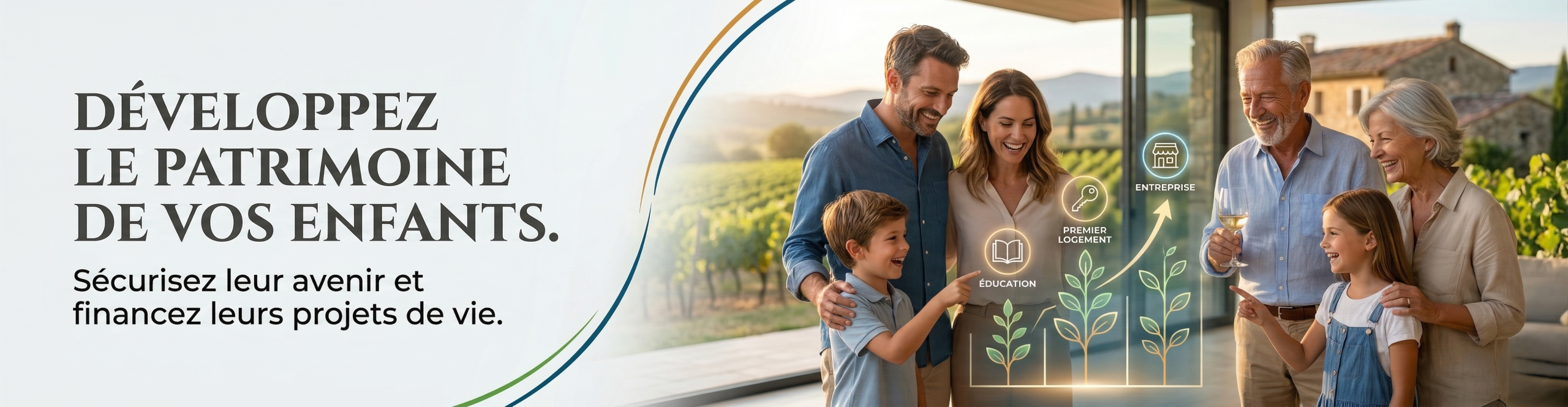 Bannière investir pour ses enfants